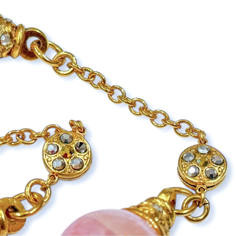 Barrera Long 48” Necklace with Multicolor Pastel Beads and Crystal Accents - Picture 14 of 17